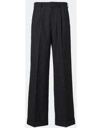 Junya Watanabe - Pleated Wool Twill Wide-Leg Pants - Lyst