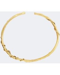 Saint Laurent - Cassandre Mulberry Necklace - Lyst
