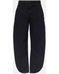 FRAME - Mid-Rise Barrel Jeans Boomerang - Lyst