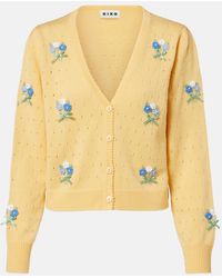 RIXO London - Cardigan Merinda Aus Pointelle-Strick - Lyst