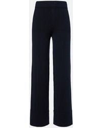 Jardin Des Orangers - Wool And Cashmere Wide-Leg Pants - Lyst