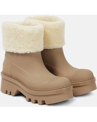 Chloé - Raina Shearling-lined Ankle Boots - Lyst