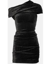 Rick Owens - Lilies Lola Velvet Minidress - Lyst