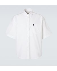 Ami Paris - Cotton Poplin Shirt - Lyst