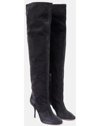 Alaïa - Fluide 90 Suede Boots - Lyst