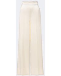 JOSEPH - Dijon Silk Satin Wide-Leg Pants - Lyst