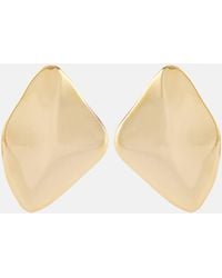 Jennifer Behr - Sully Wave 18kt Gold-plated Earrings - Lyst