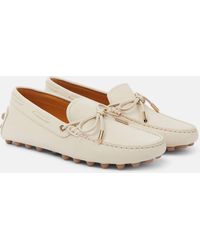 Tod's - Gommino Bubble Leather Loafers - Lyst