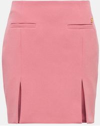Blumarine - Minirock Aus Crepe - Lyst
