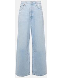 Agolde - Low Slung Baggy Wide-Leg Jeans - Lyst