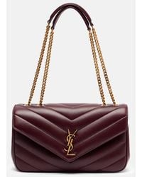 Saint Laurent - Borsa A Spalla Lou Lou Medium - Lyst
