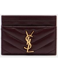 Saint Laurent - Portacarte Cassandre - Lyst