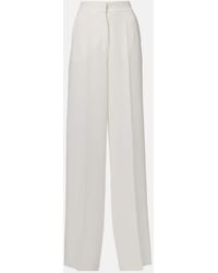 Max Mara - Weite High-Rise-Hose Abetone Aus Cady - Lyst