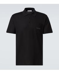 Givenchy - Logo Cotton Pique Polo Shirt - Lyst