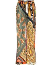 Chloé Bedruckte Seidenhose - Mehrfarbig