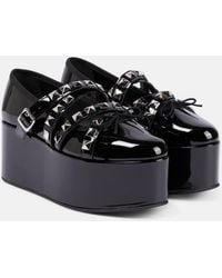 Noir Kei Ninomiya - X Repetto – Chaussures plates a plateforme - Lyst