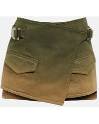 Dion Lee - Wrap Denim Miniskirt - Lyst