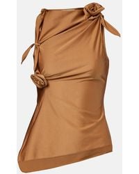 Coperni - Top Aus Satin - Lyst