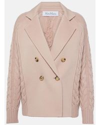 Max Mara - Wool And Cashmere Cardigan - Lyst