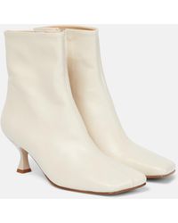 Souliers Martinez - Eugenia 60 Leather Ankle Boots - Lyst