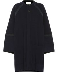Chloé Oversized Wool And Cashmere Coat - Black