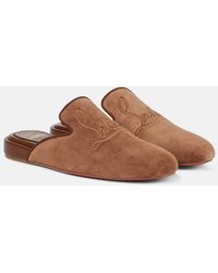 Christian Louboutin - Coolito Donna Suede Slippers - Lyst