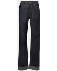 Bottega Veneta - Mid-Rise Straight Jeans - Lyst