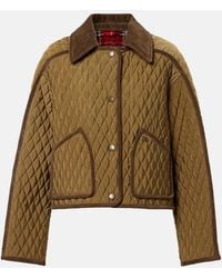 Burberry - Floriston Quilted Jacket - Lyst