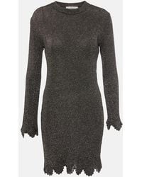 Chloé - Strickkleid Mit Bogenkante - Lyst