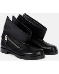 JW Anderson - Leather Biker Boots - Lyst