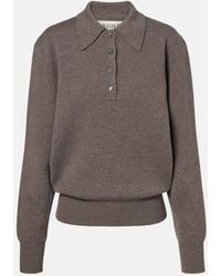 Rohe - Wool And Cashmere Polo Sweater - Lyst