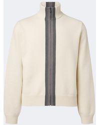 Gucci - Pullover Mit Reissverschluss Aus Wolle - Lyst