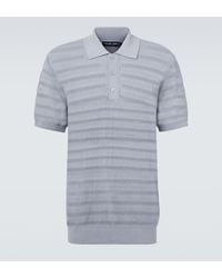 Frescobol Carioca - Vidal Cotton Jacquard Polo Shirt - Lyst
