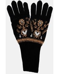 KHAITE - Domini Fair Isle Cashmere Gloves - Lyst