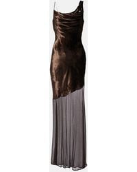 STAUD - Beaton Asymmetric Maxi Dress - Lyst