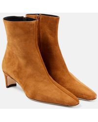 STAUD - Ankle Boots Wally 55 Aus Veloursleder - Lyst