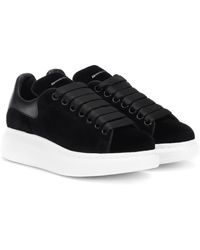 alexander mcqueen trainers suede back