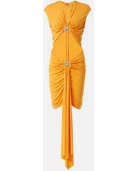 Christopher Esber - Duo Bezel Cutout Jersey Minidress - Lyst