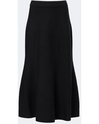 Jonathan Simkhai - Kasey Wool Midi Skirt - Lyst