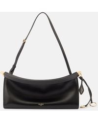 Alaïa - Borsa le click east west piccola in nabuk - Lyst