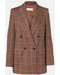 Max Mara - Blazer Guelfo Aus Wolle Und Baumwolle - Lyst
