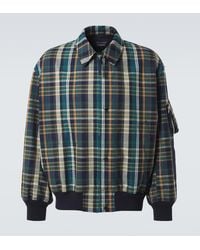 Comme des Garçons - Checked Cotton And Linen Blouson - Lyst