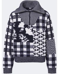 Loewe - X Cosima Von Bonin Jacquard Wool-Blend Sweater - Lyst
