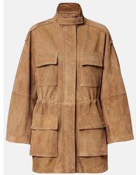 Brunello Cucinelli - Suede Field Jacket - Lyst