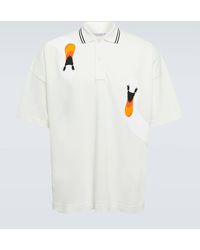 JW Anderson - Printed Polo Cotton Shirt - Lyst