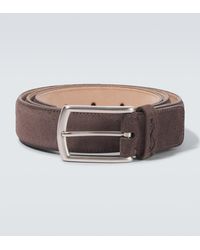 ZEGNA - Ceinture En Daim - Lyst