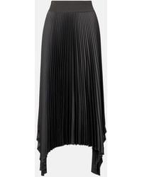 JOSEPH - Ade Asymmetric Plisse Midi Skirt - Lyst