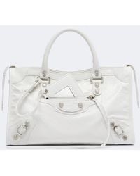 Balenciaga - Le City Small Leather Top-Handle Bag - Lyst