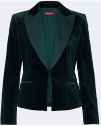Max Mara - Elegante Cotton Velvet Blazer - Lyst
