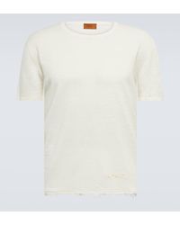 Alanui - Linen T-shirt - Lyst